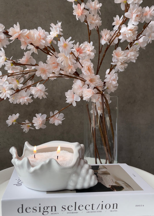Envase para vela "White Ocean"