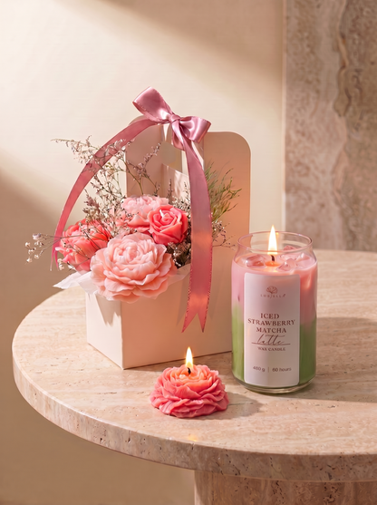 Caja Regalo Floral LoBella™ – Peonías & Latte